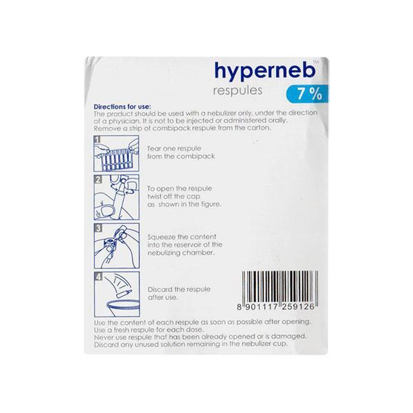 HYPERNEB 7% Respules 7X4ml