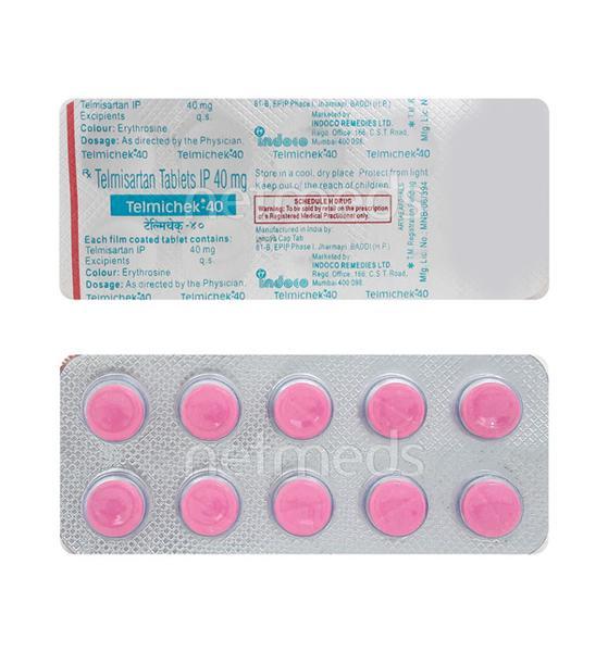 Telmichek 40mg Tablet 10'S