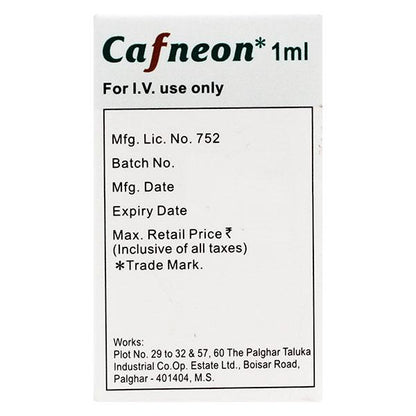 CAFNEON 20mg Injection 1ml
