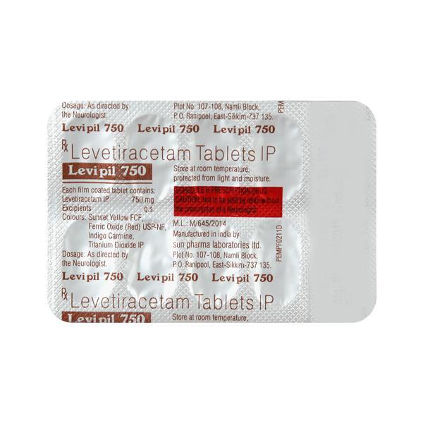 Levipil 750mg Tablet 10'S