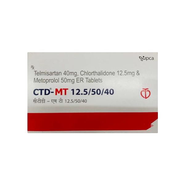 CTD MT 12.5/50/40 Tablet 10's