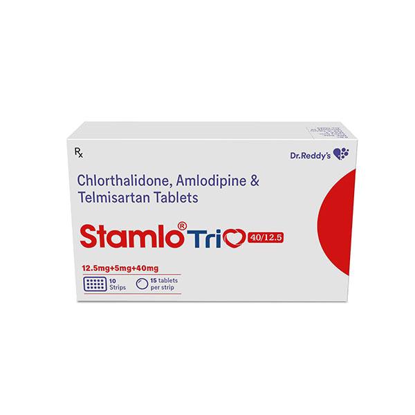 STAMLO TRIO 40/12.5 Tablet 15's