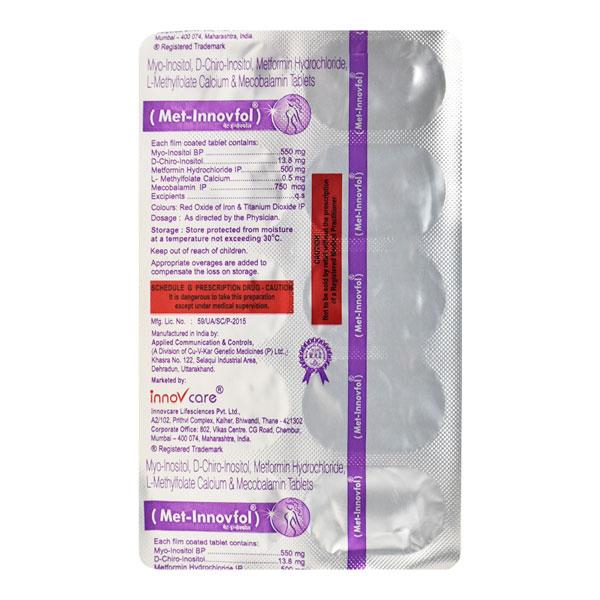 MET Innovfol Tablet 10'S