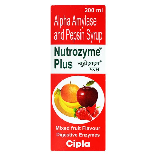 NUTROZYME PLUS MIXED FRUIT FLAVOUR Syrup 200ml