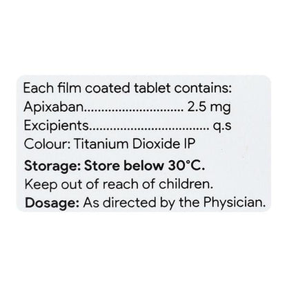 FAXAPIX 2.5 Tablet 10's