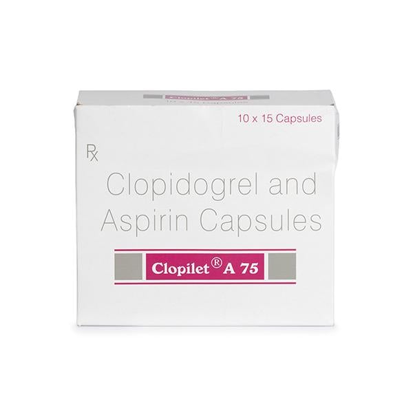 CLOPILET A 75 Capsule 15's