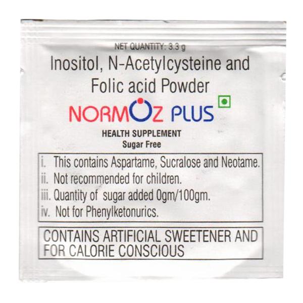 NORMOZ PLUS SUGAR FREE Powder 3.3gm