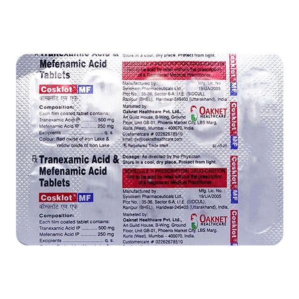 Cosklot MF Tablet 10'S