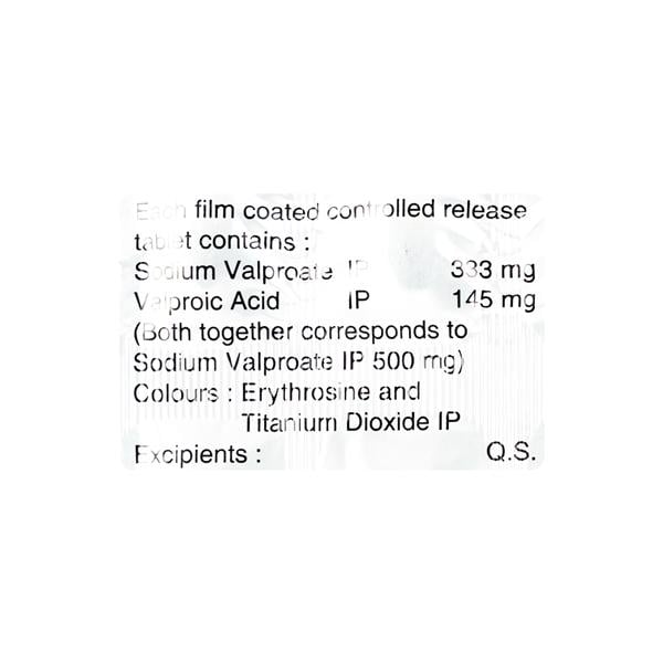 Valprol CR 500mg Tablet 15'S
