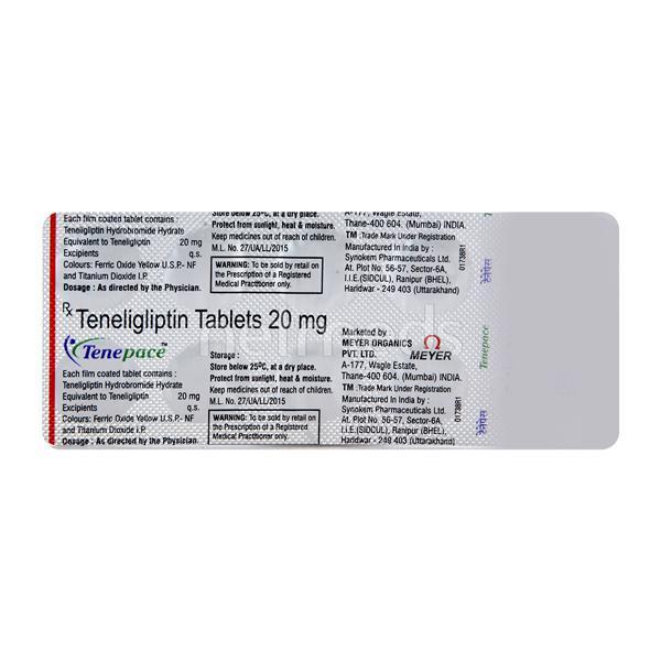 Tenepace 20mg Tablet 10'S