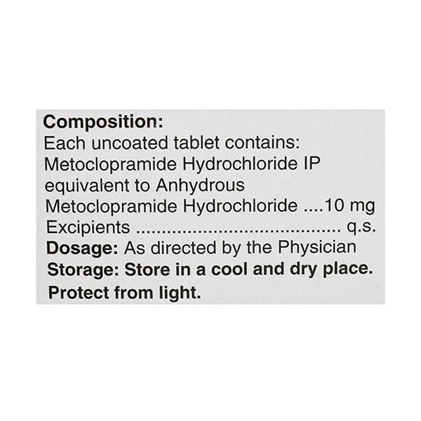 Reglan 10mg Tablet 10'S