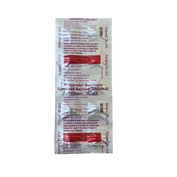 Prolomet XL 12.5mg Tablet 10'S