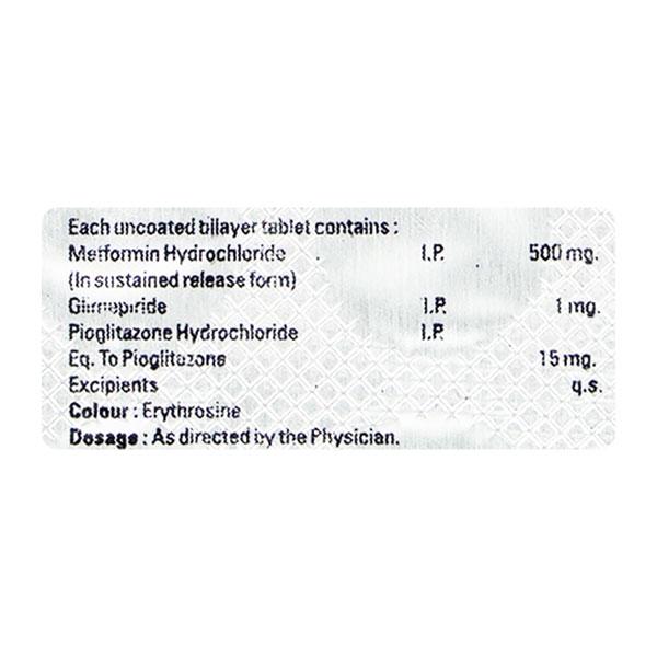 Triglimicer 1 Tablet 10'S