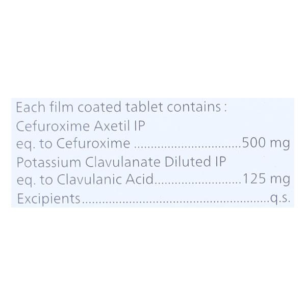 CEFLET CV 625mg Tablet 10's