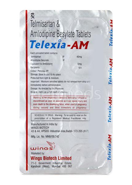 Telexia AM Tablet 10'S