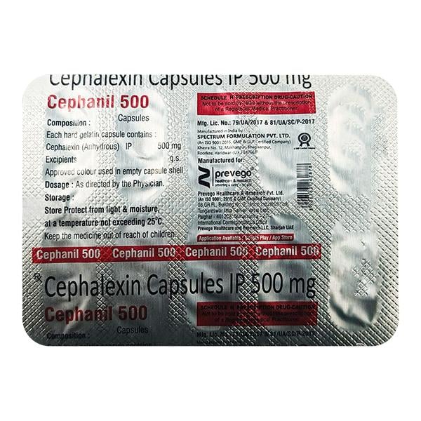 CEPHANIL 500 Capsule 10's