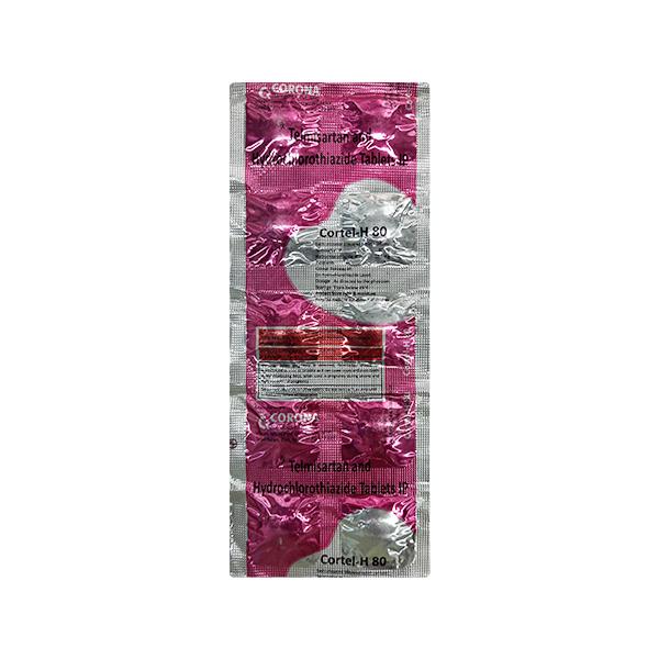 Cortel H 80mg Tablet 10'S