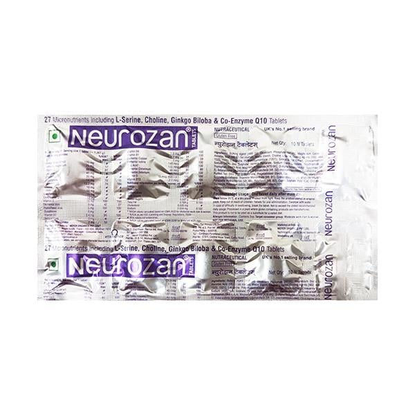 NEUROZAN GLUTEN FREE 600iu Tablet 10's