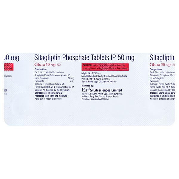 GLURA 50 Tablet 10's