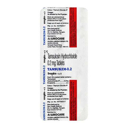 Tamsukem 0.2mg Tablet 10'S