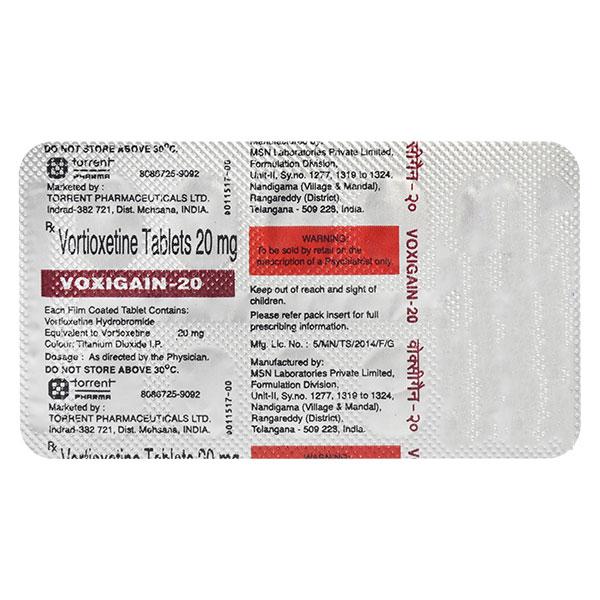 VOXIGAIN 20 Tablet 10's