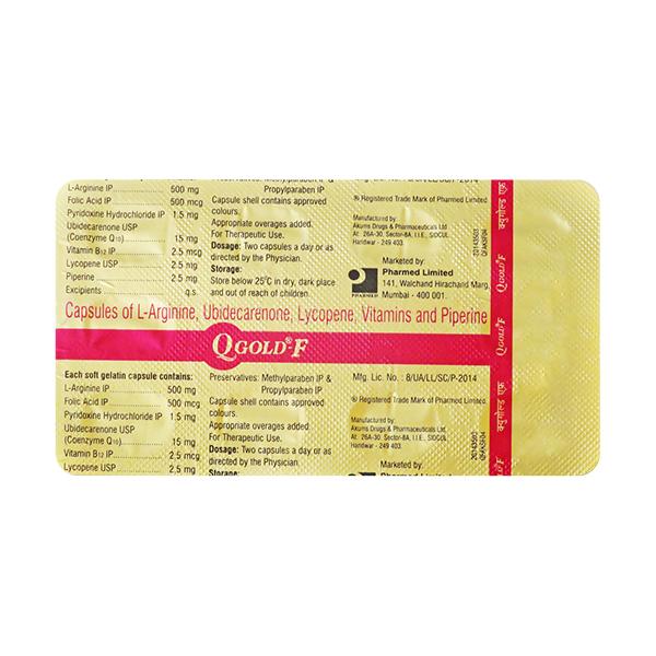 Q Gold F Capsule 10'S