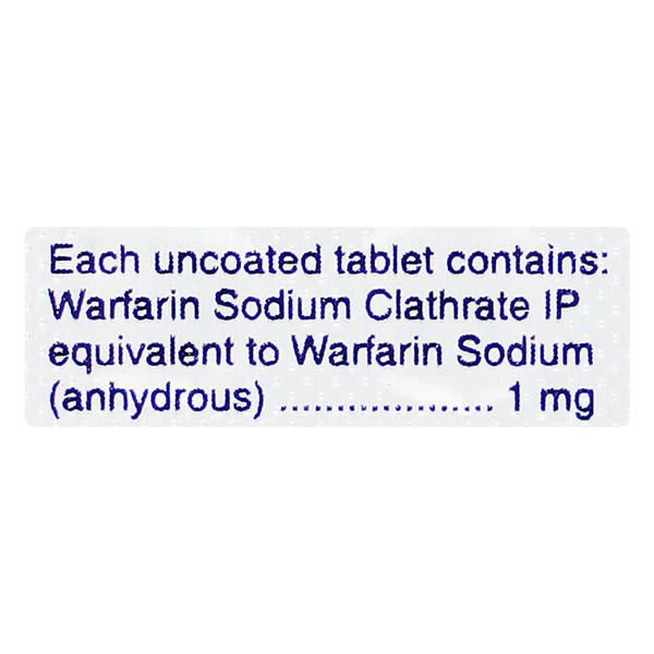 WARF 1mg Tablet 30's