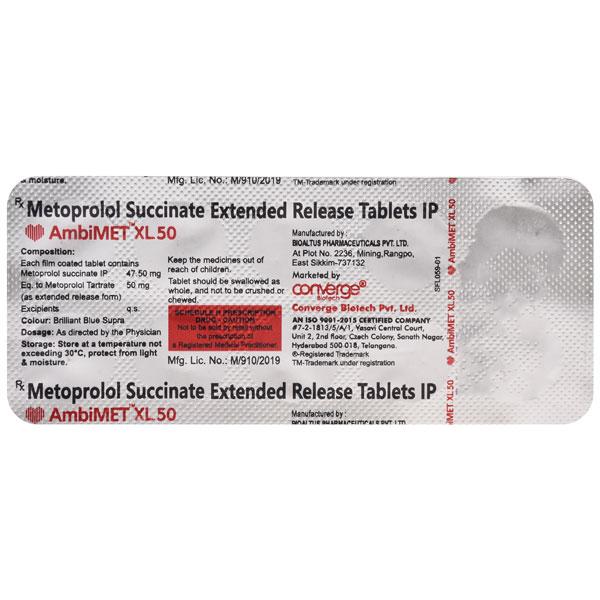 AMBIMET XL 50mg Tablet 10's