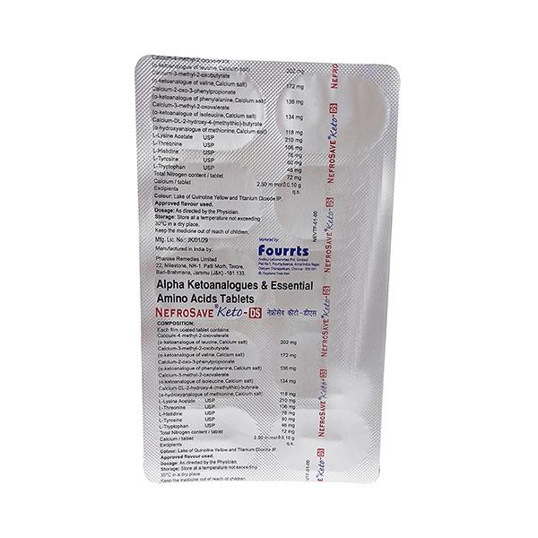 NEFROSAVE KETO DS Tablet 10's
