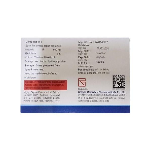 CUZIL 600 Tablet 10's
