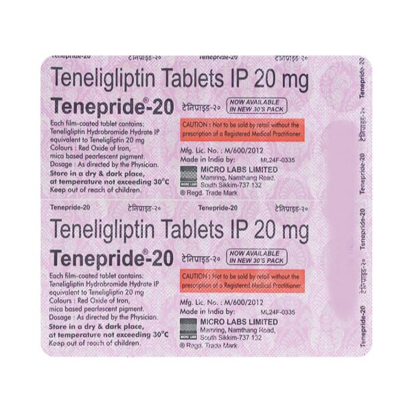 TENEPRIDE 20 Tablet 30's