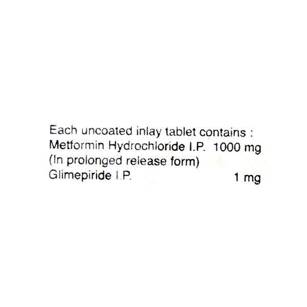 METRIDE DS 1mg Tablet 15's
