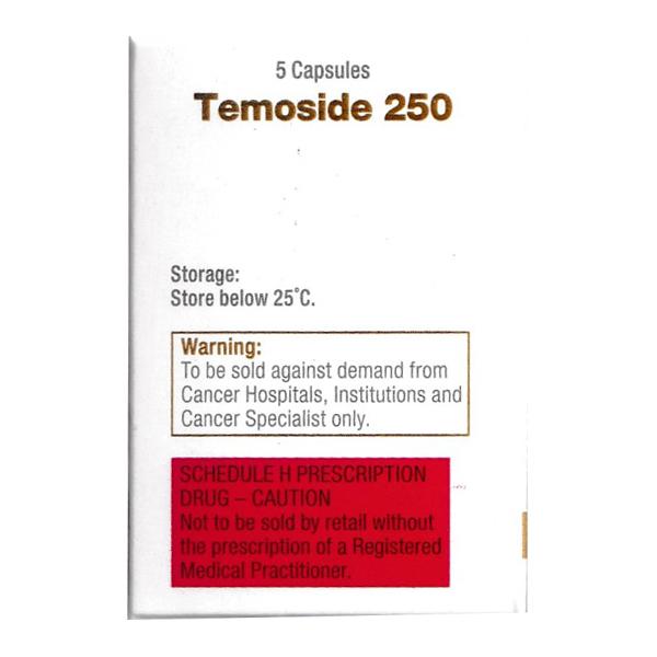 Temoside 250mg Capsule 5'S