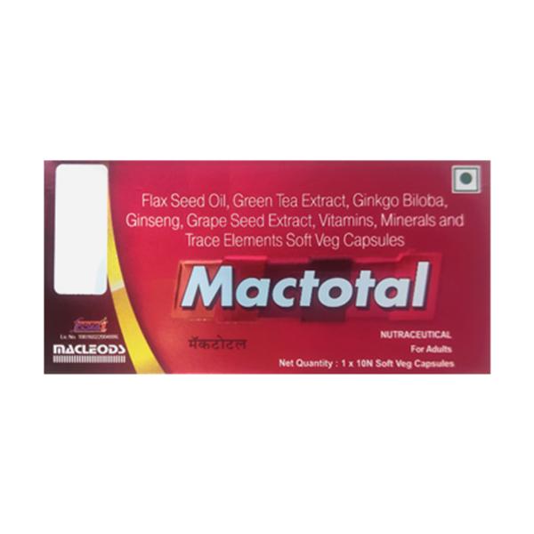 MACTOTAL (NUTRACEUTICAL) Capsule 10's