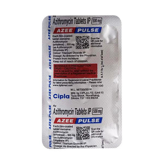 AZEE PULSE 500 Tablet 3's