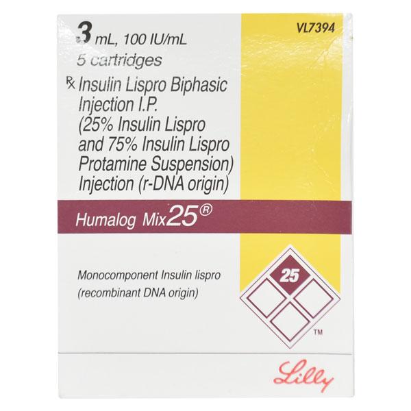 Humalog Mix25 Cartridge 1X3ml