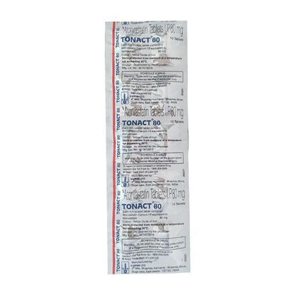 Tonact 80mg Tablet 10'S