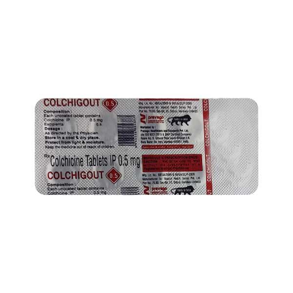 COLCHIGOUT 0.5 Tablet 10's