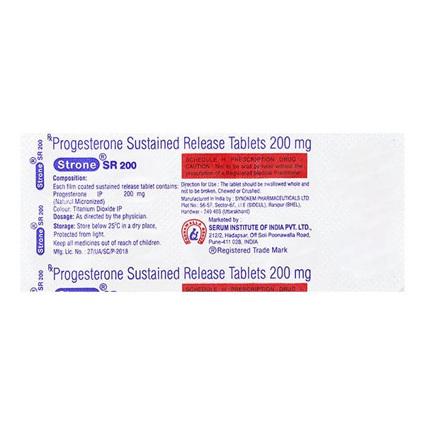 Strone SR 200mg Tablet 10'S