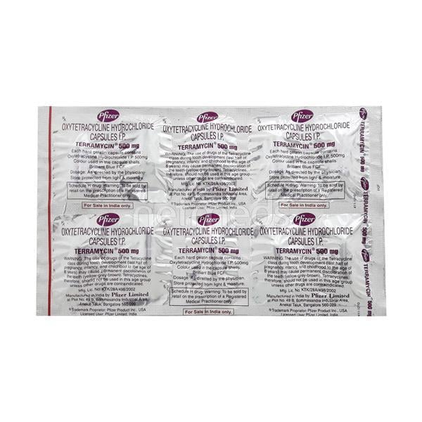 Terramycin 500mg Capsule 10'S