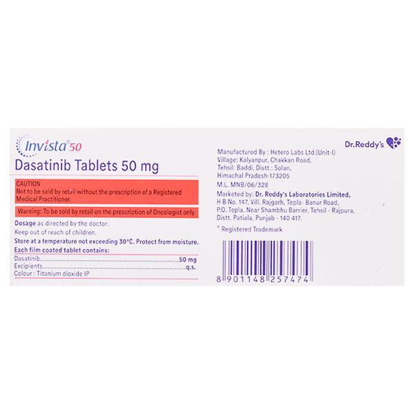 INVISTA 50mg Tablet 10's