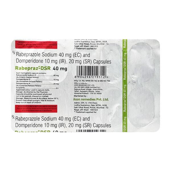 RABEPRAZ DSR Capsule 10's