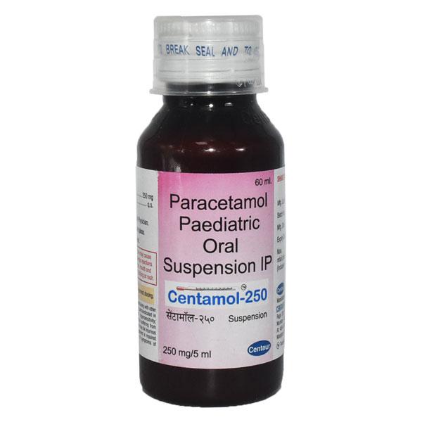 Centamol 250mg Suspension 60ml