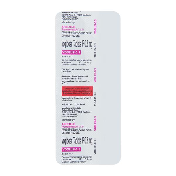 Voglus 0.3mg Tablet 10'S