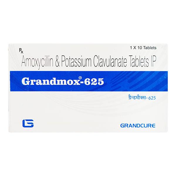 GRANDMOX 625 Tablet 10's