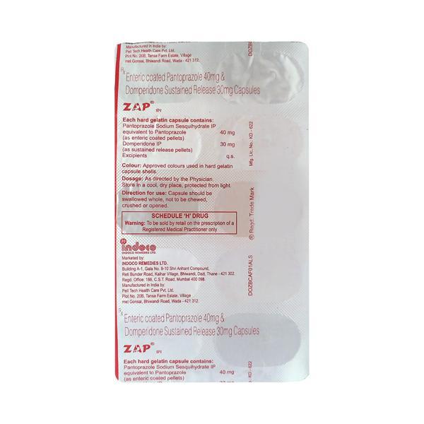 ZAP 30/40mg Capsule 10'S