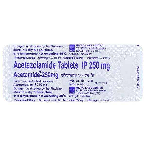 Acetamide 250mg Tablet 10'S