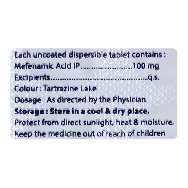 MEFZEST DT 100 Dispersible Tablet 10's