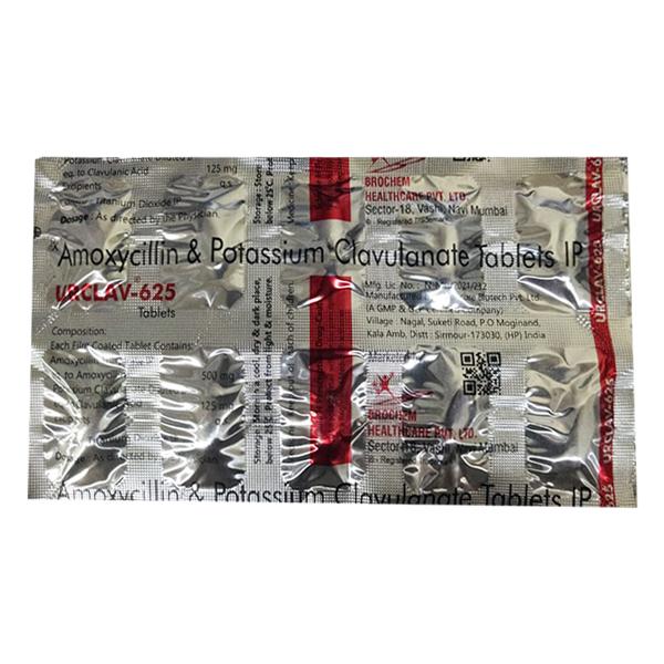 URCLAV 625 Tablet 10's