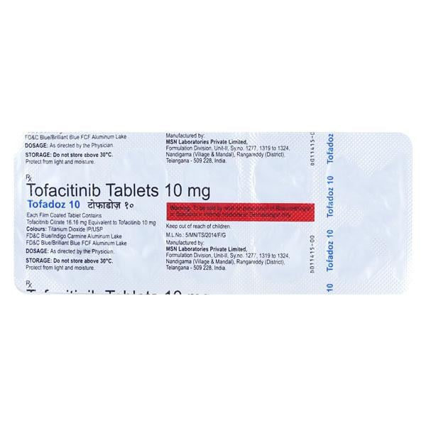 TOFADOZ 10 Tablet 10's